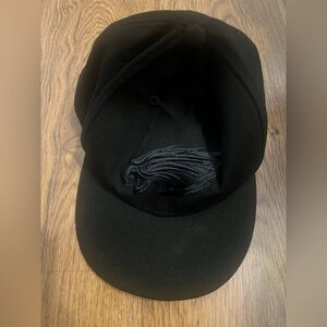 Eagles NFL Black Baseball Cap with Embroidered Eagle Logo